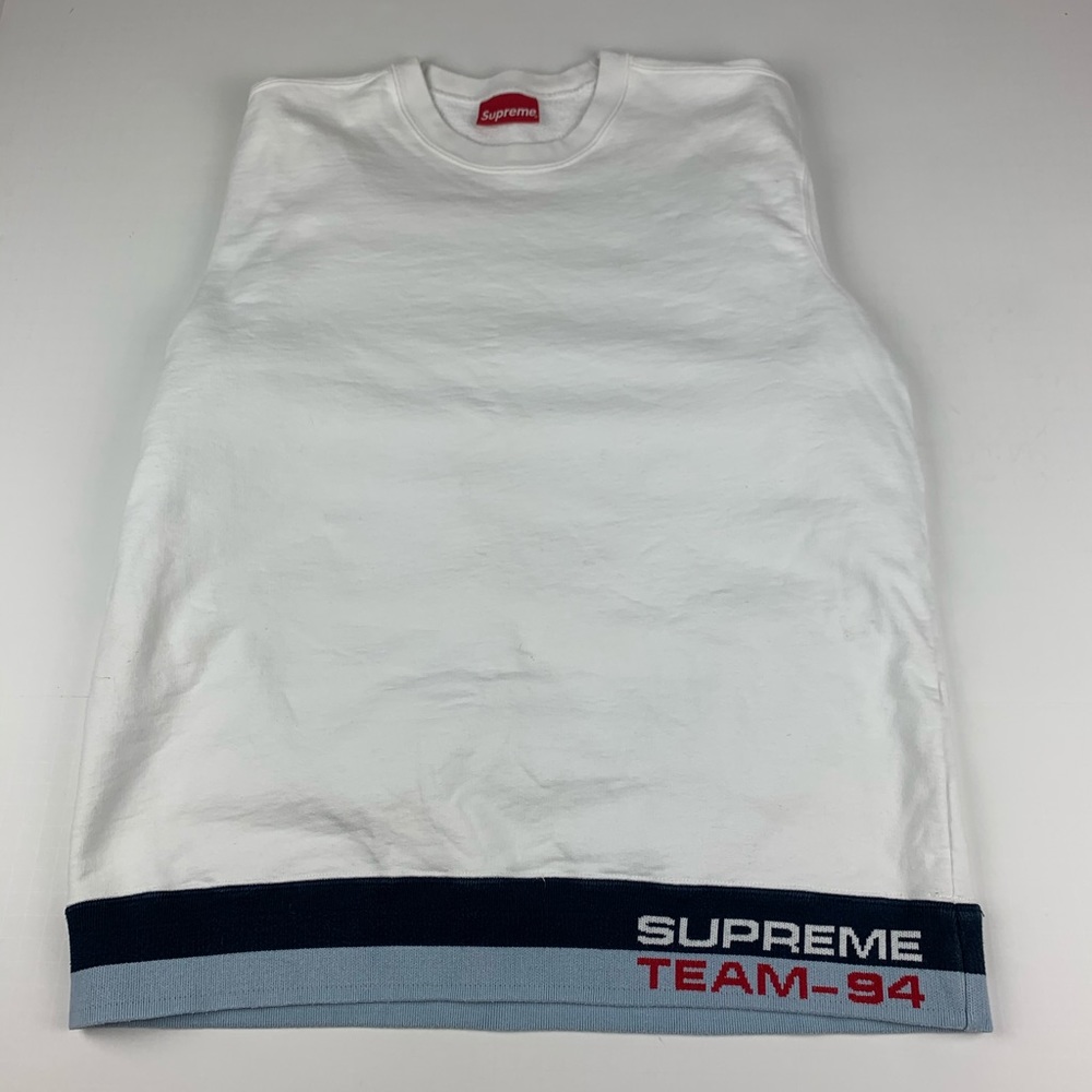 Supreme Rib Striped Crew Neck Medium
